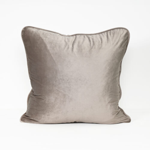 Velvet Cushion - Nougat ( Self Piping )