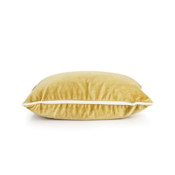 Mustard Yellow Velvet Cushion