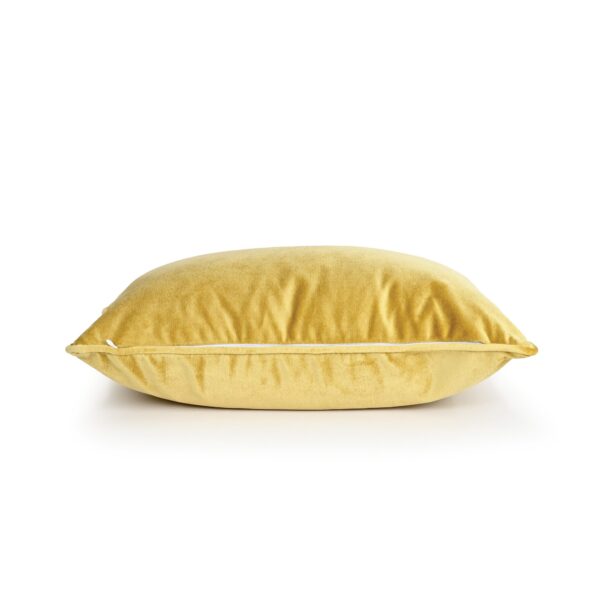 Mustard Yellow Velvet Cushion