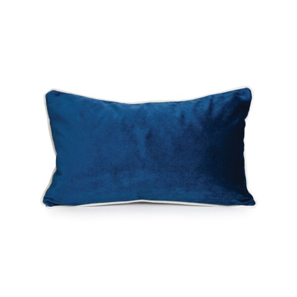Navy Blue Velvet Cushion