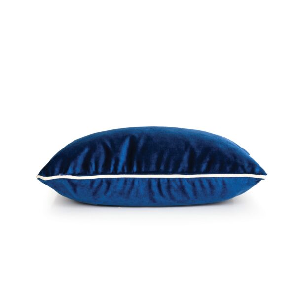 Navy Blue Velvet Cushion
