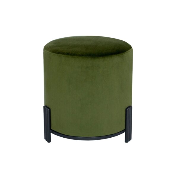 Olive Green Ottoman Stool