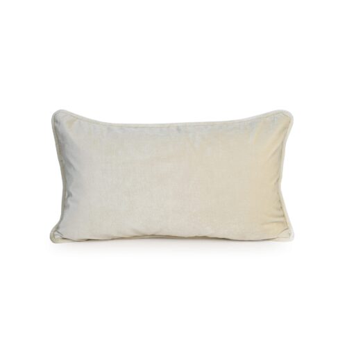 Cream Beige Velvet Cushion