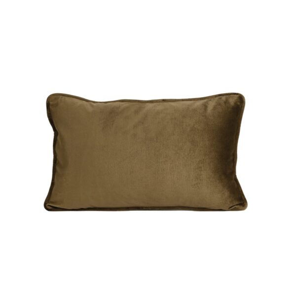 Olive Green Velvet Cushion