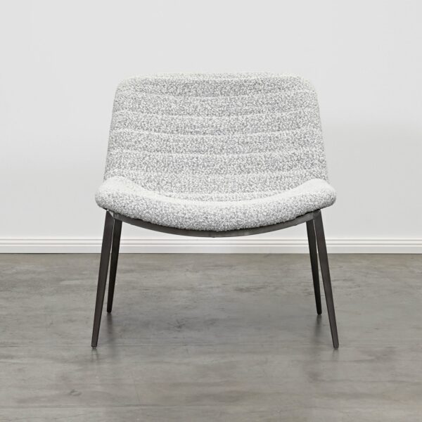 Grey Boucle Chair