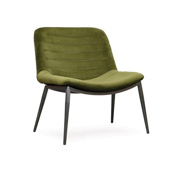 Olive Green Velvet Chair