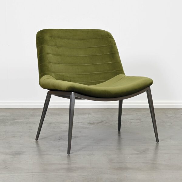 Olive Green Velvet Chair