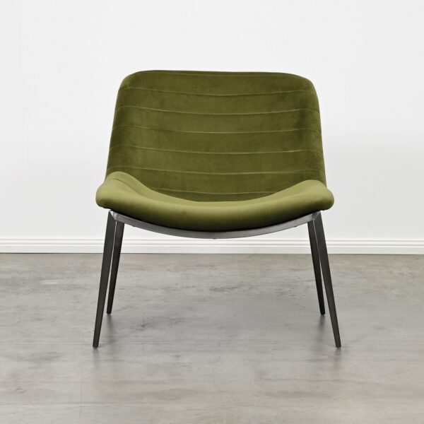 Olive Green Velvet Chair