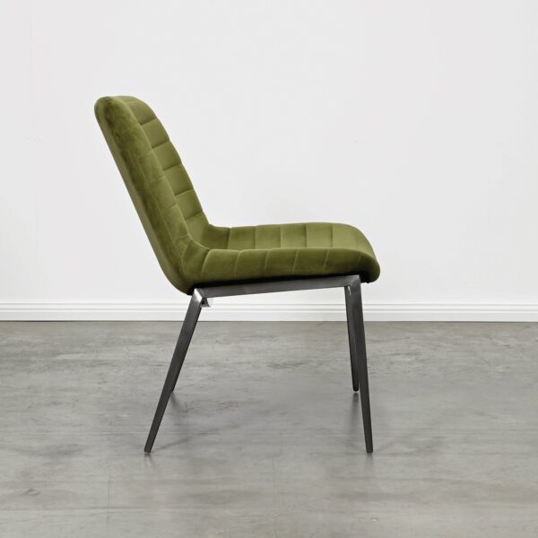 Olive Green Velvet Chair