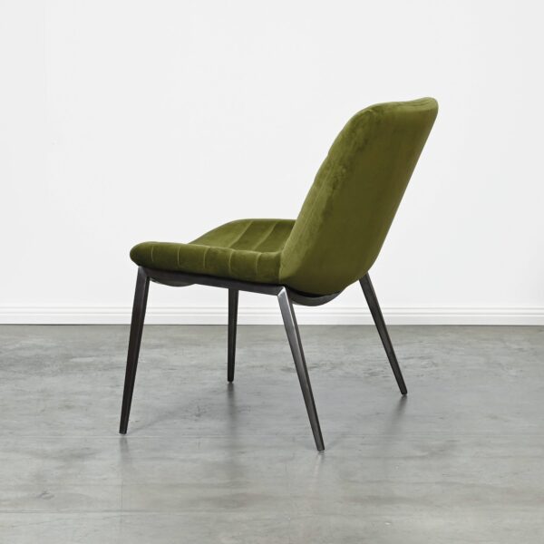 Olive Green Velvet Chair