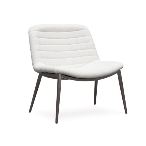 White fabric chair