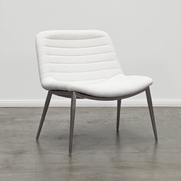 White fabric chair