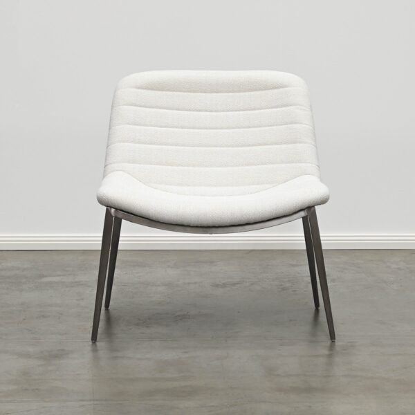 White fabric chair