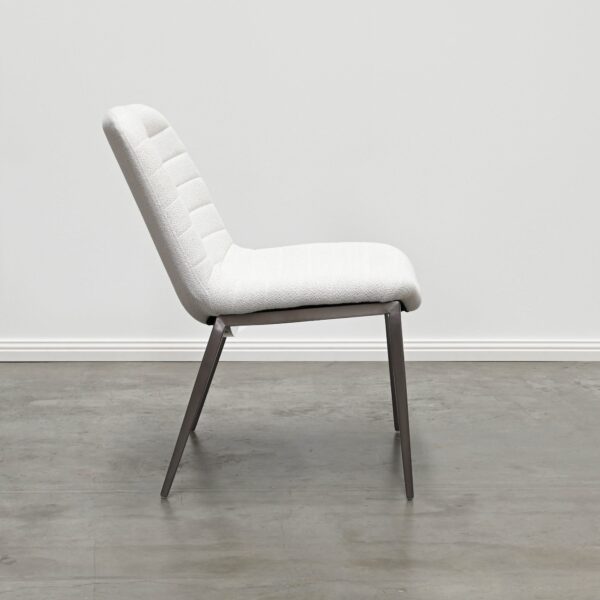 White fabric chair