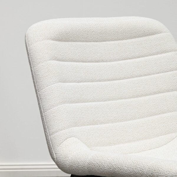 White fabric chair