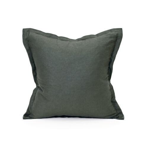 Slate Blue Linen Cushion