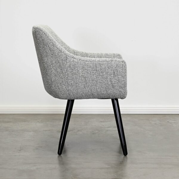 Textured Grey Dining Chair