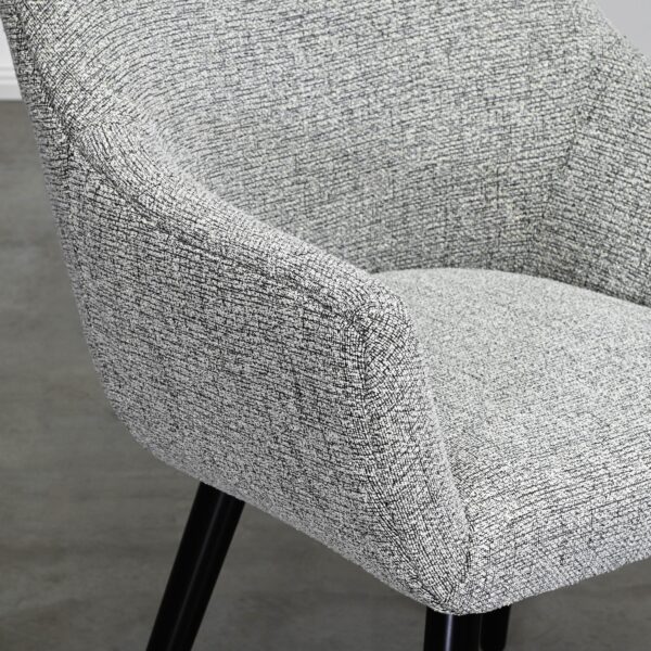 Textured Grey Dining Chair