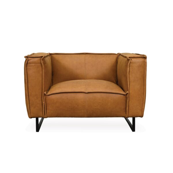 Brown Leather Sofa Chair