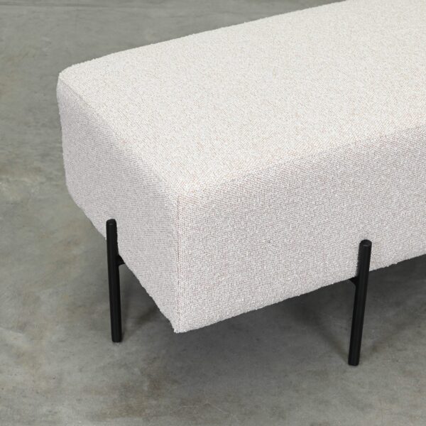 Beige Bench Ottoman