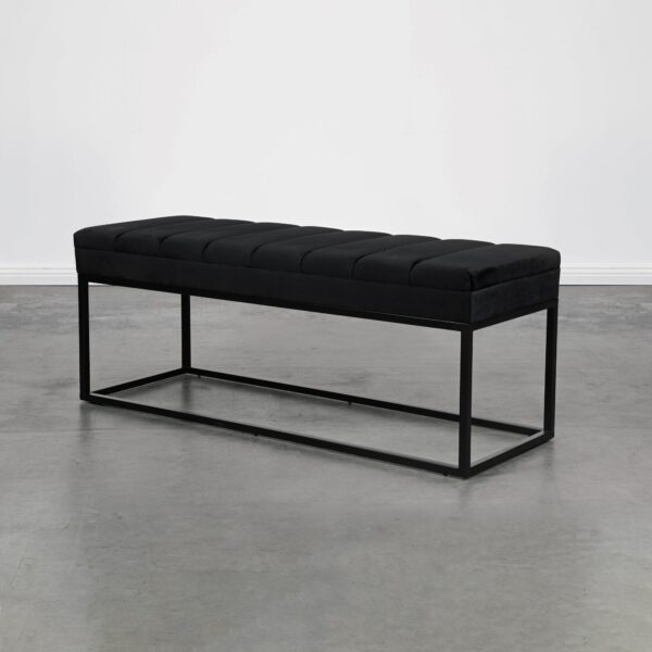 Black Bench Ottoman