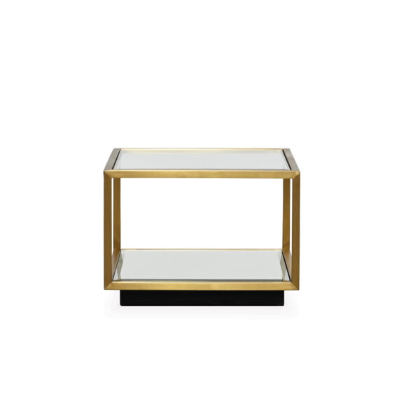 Gold Coffee Table With Glass Top