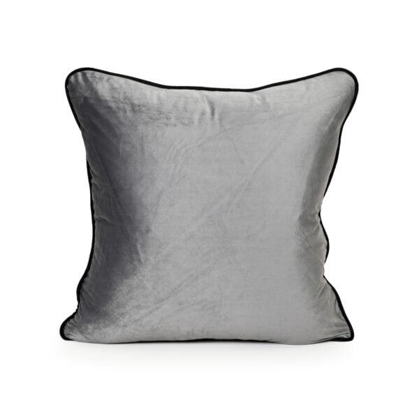 Charcoal Grey Velvet Cushion