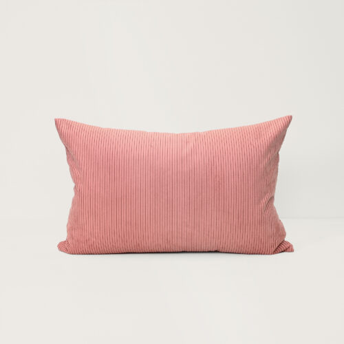 Cord Lumbar Cushion - Argile - Feather Fill