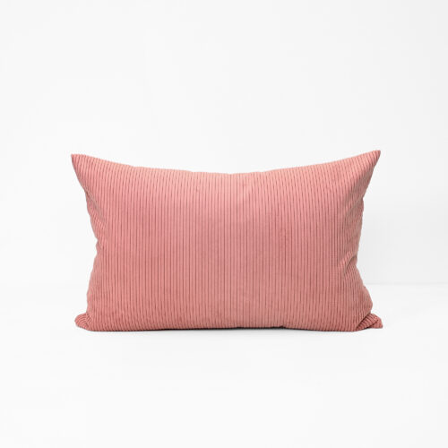 Cord Lumbar Cushion - Argile - Feather Fill
