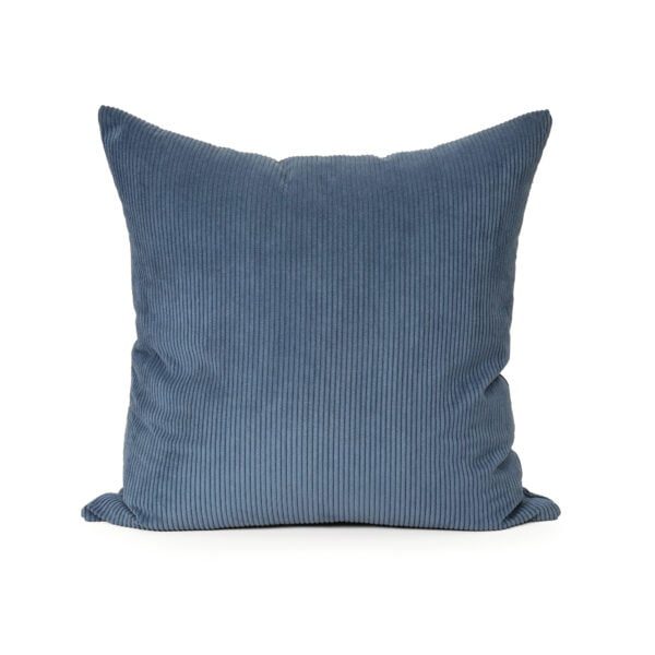 Blue Corduroy Cushion