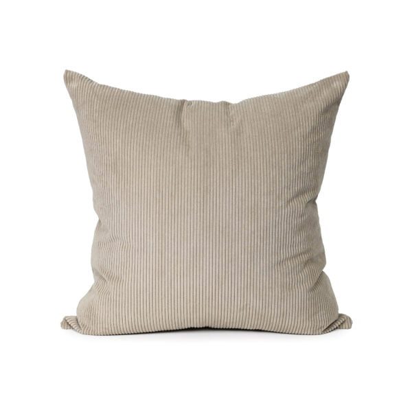 Beige Corduroy Cushion