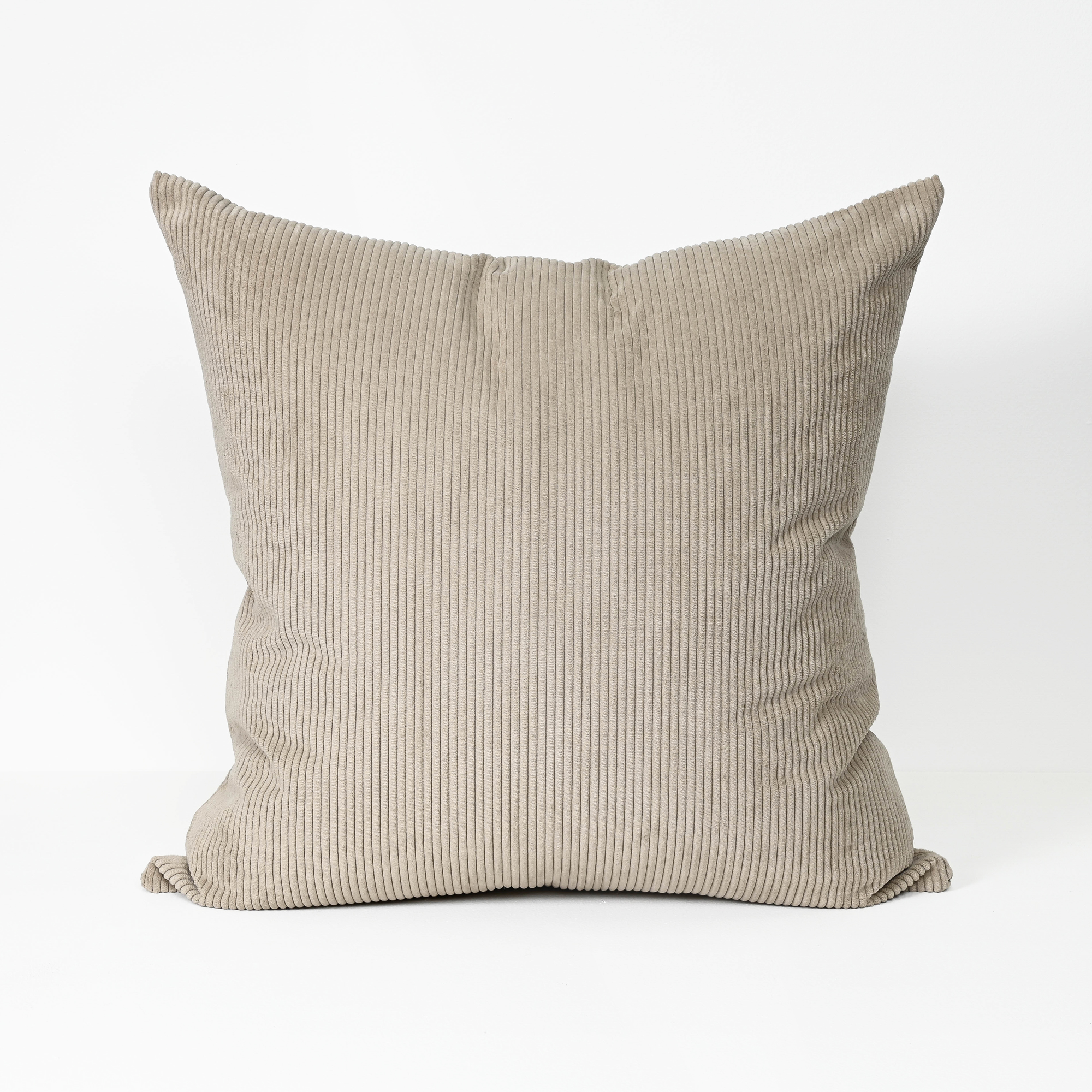 Cord Cushion - Oatmeal - Feather Fill