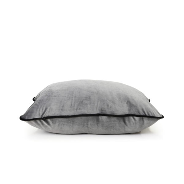 Charcoal Grey Velvet Cushion