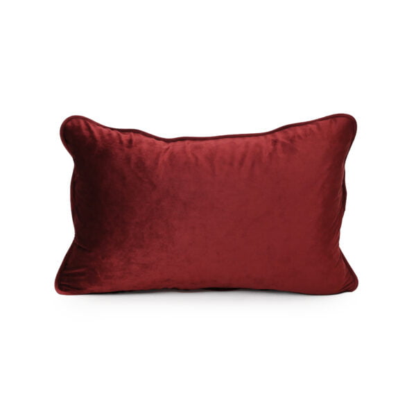 Merlot Red Velvet Cushion