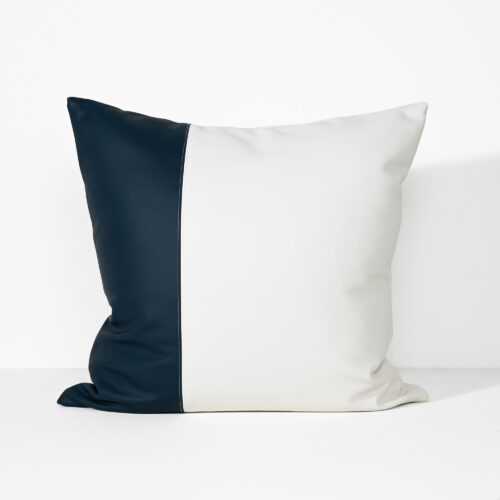 Nautical Smooth White - Vinyl Cushion - 57 X 57