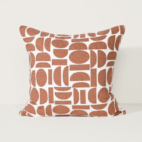 Coral Pop - Fabric Cushion - 57 X 57