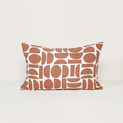 Coral Pop - Fabric Cushion - 37 X 57