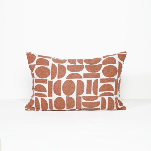 Coral Pop - Fabric Cushion - 37 X 57