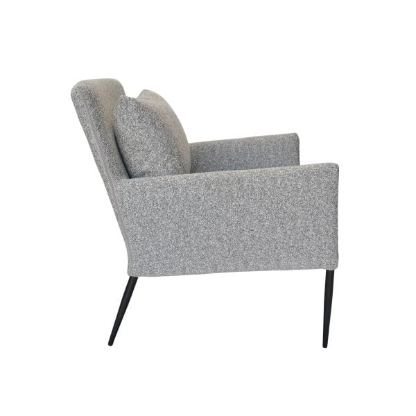 Augusta Chair - Fine Grey Boucle - Image 2