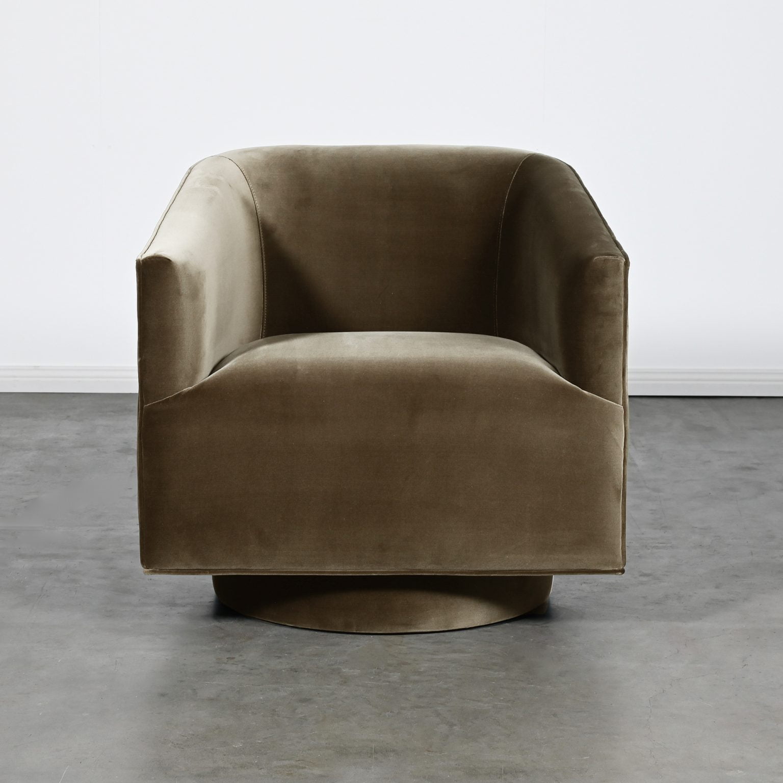 Olive Green Swivel Chair