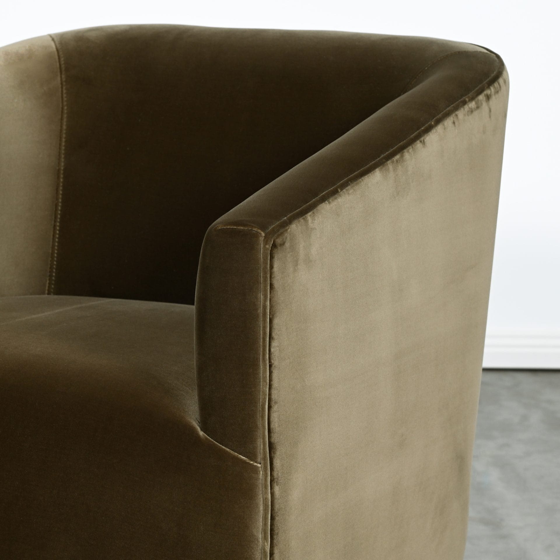 Olive Green Swivel Chair