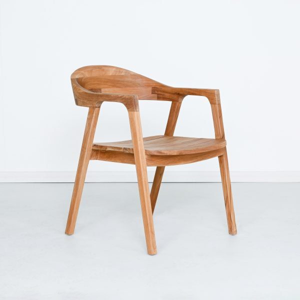 Aru - Outdoor Dining Chair - Teak - Image 2