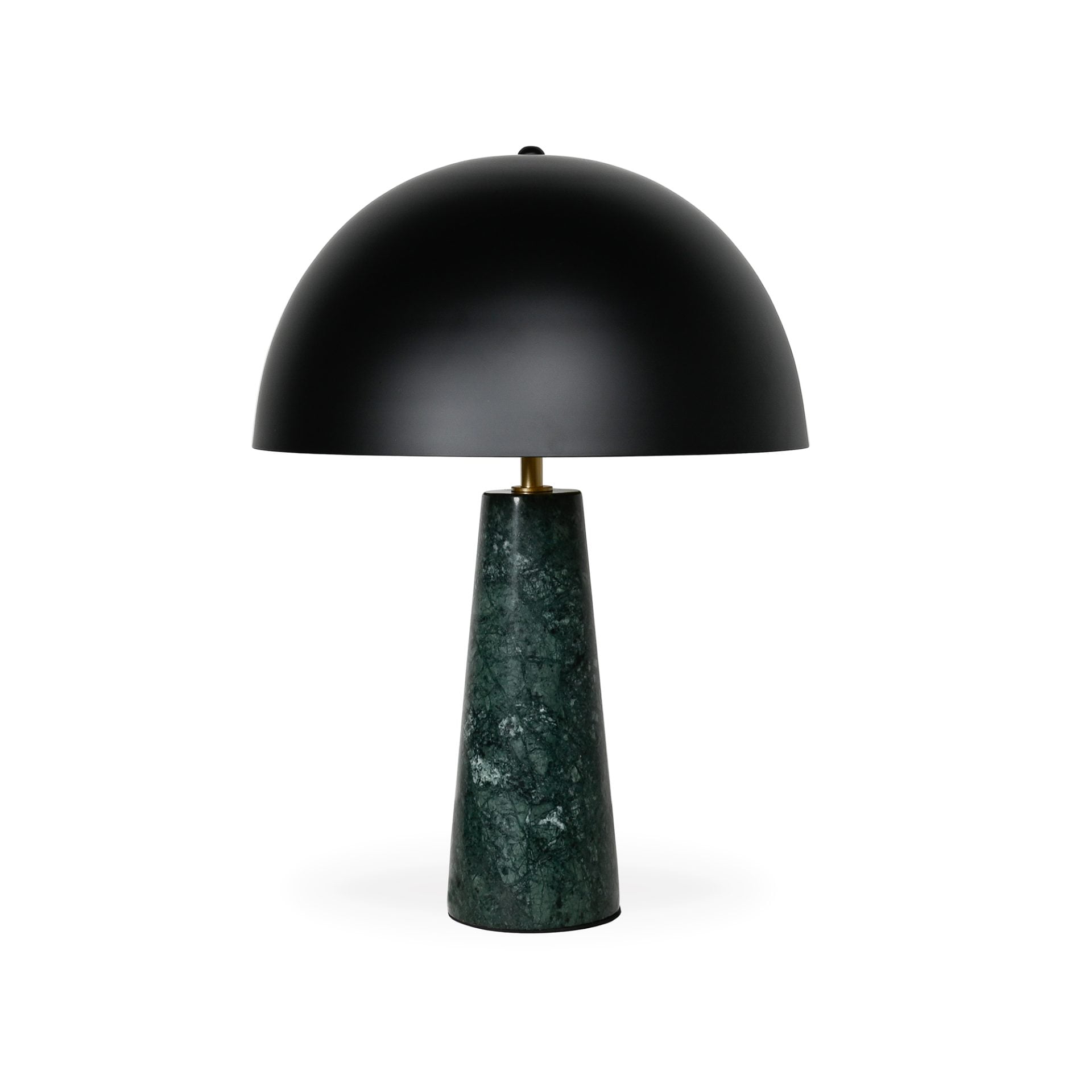 Green marble table lamp