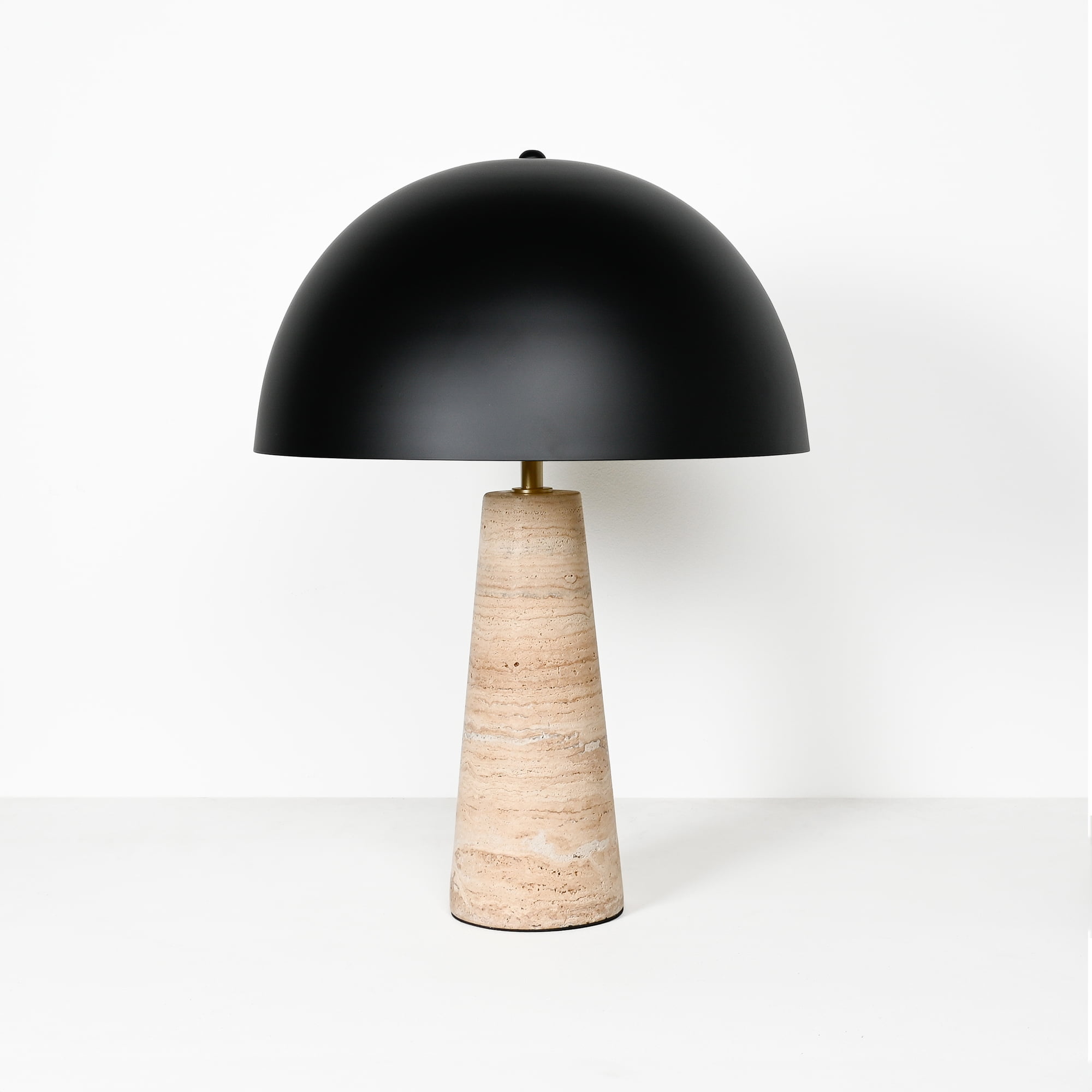 Black deals stone lamp