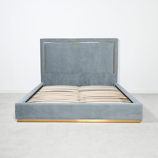 Sierra Bed - Blue Grey - Queen Size