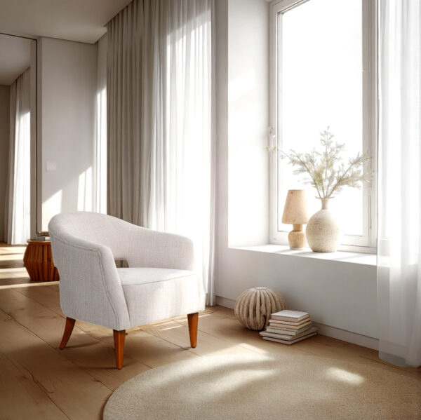 Beige Armchair