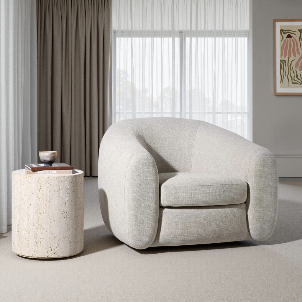 Modern Armchair Beige