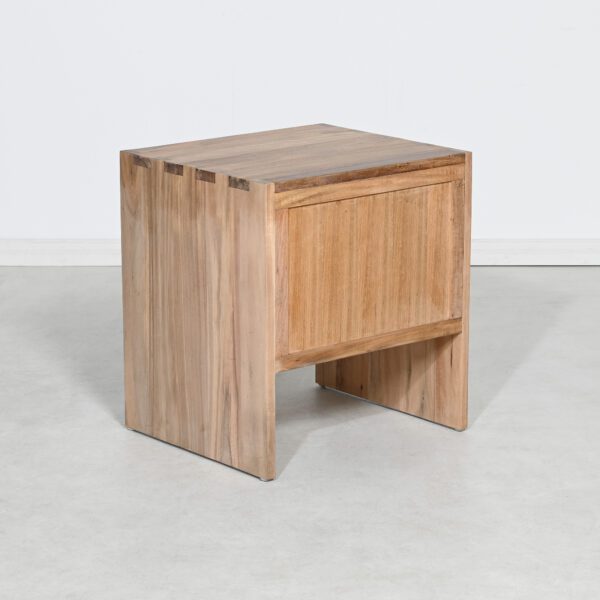 Harvey - Bedside Table With Drawer - Wood - Natural - Image 4