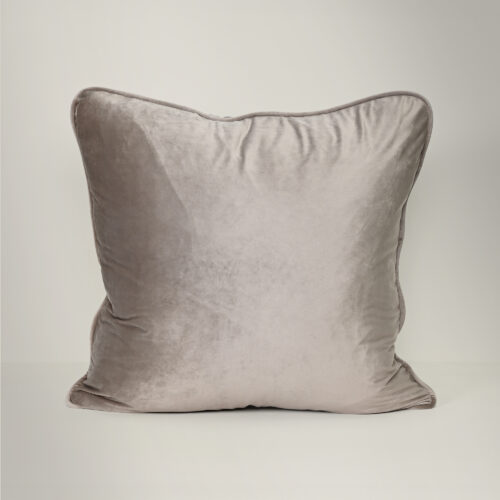 Velvet Cushion - Nougat ( Self Piping )