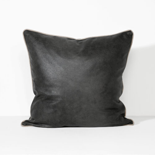 Art Leather Onyx - Vinyl Cushion - 57 X 57